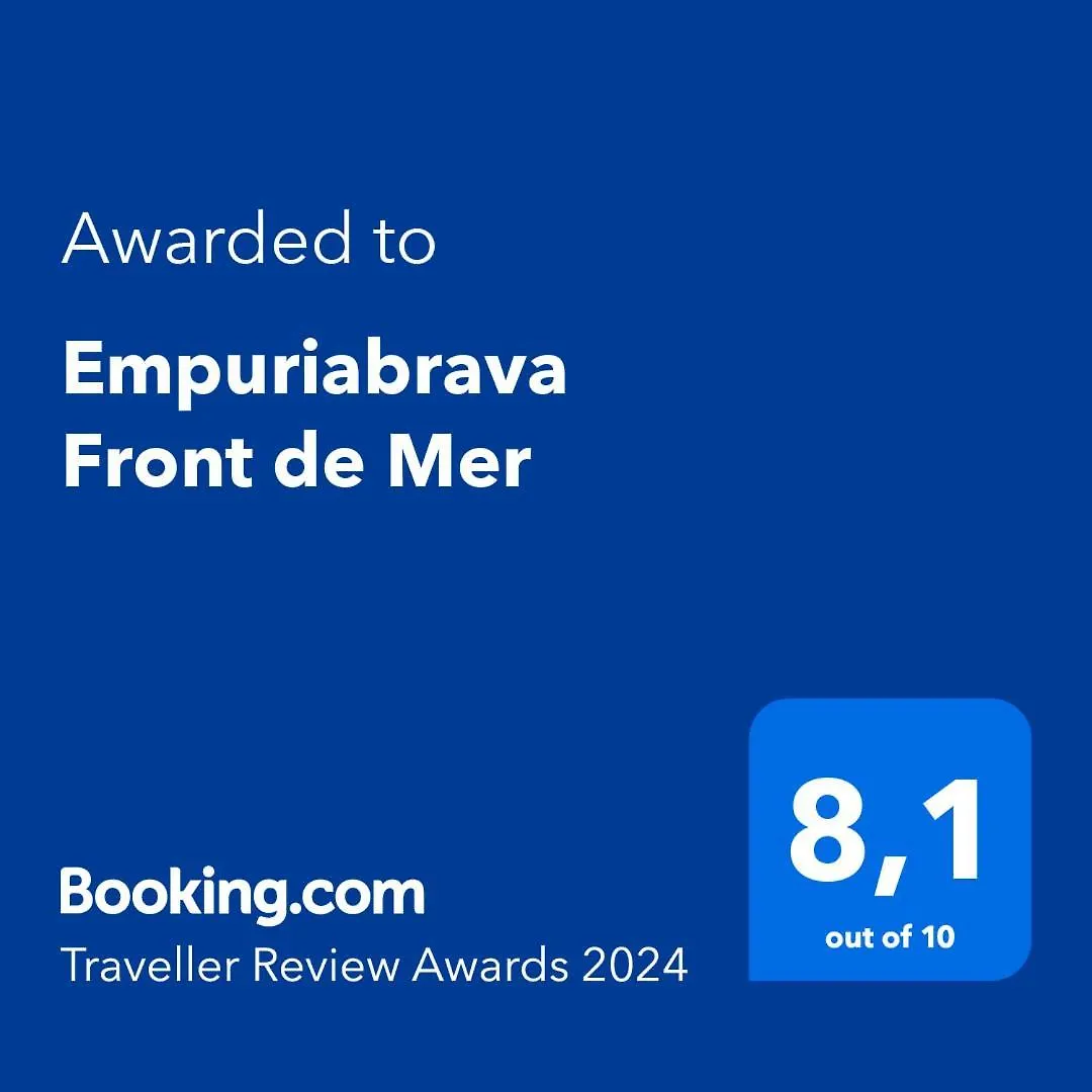 Appartement très belle vue mer Empuriabrava 0*,